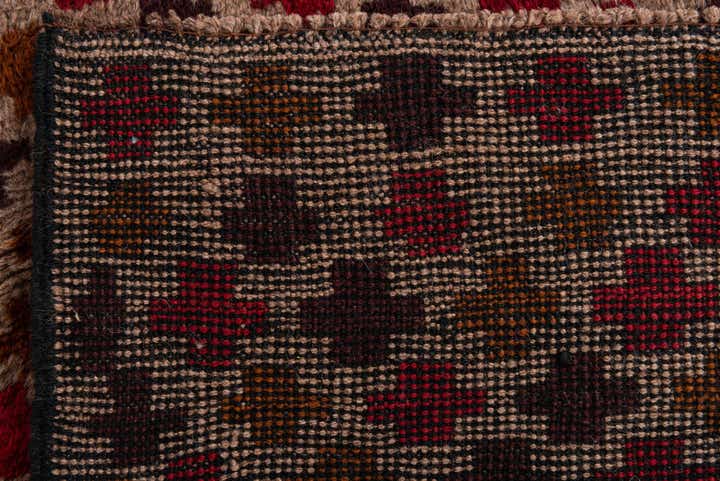 3' x 4' 9 Hand Knotted Balouch Persian Wool Rug
