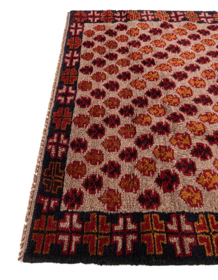 Detail image of 2' 10 x 4' 8  Hand Knotted Balouch Persian Wool Rug