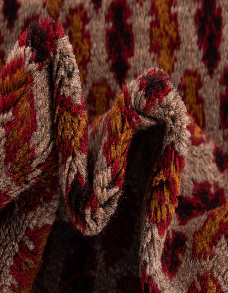 Detail image of 2' 10 x 4' 8  Hand Knotted Balouch Persian Wool Rug