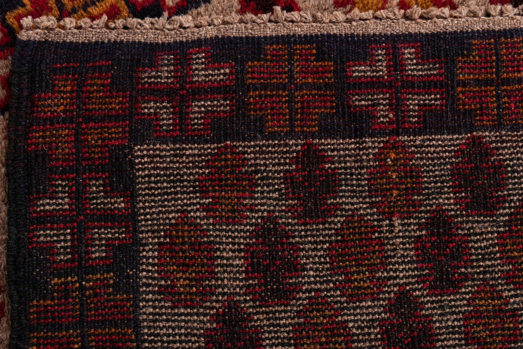 2' 10 x 4' 8 Hand Knotted Balouch Persian Wool Rug