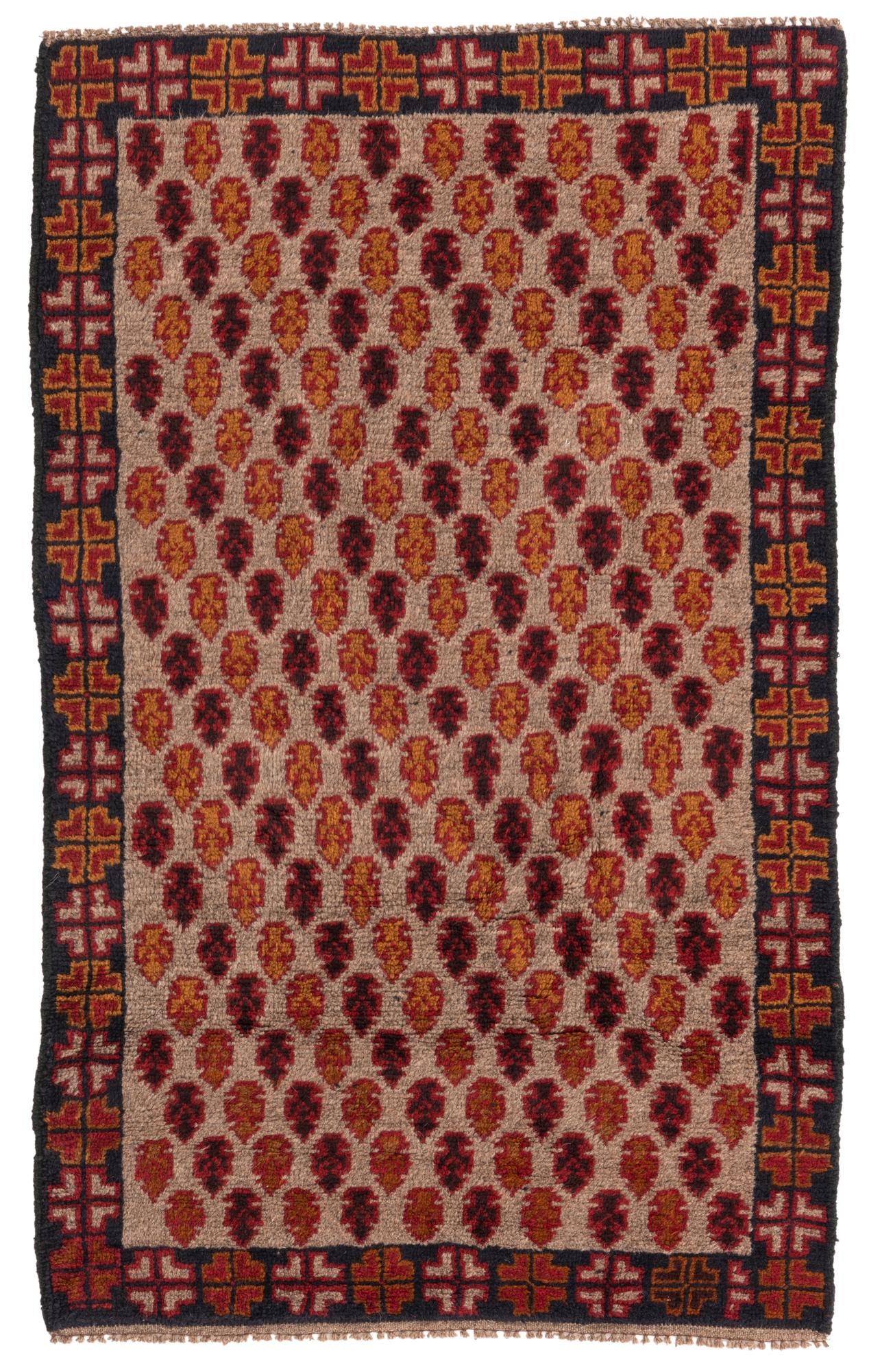 2' 10 x 4' 8 Hand Knotted Balouch Persian Wool Rug