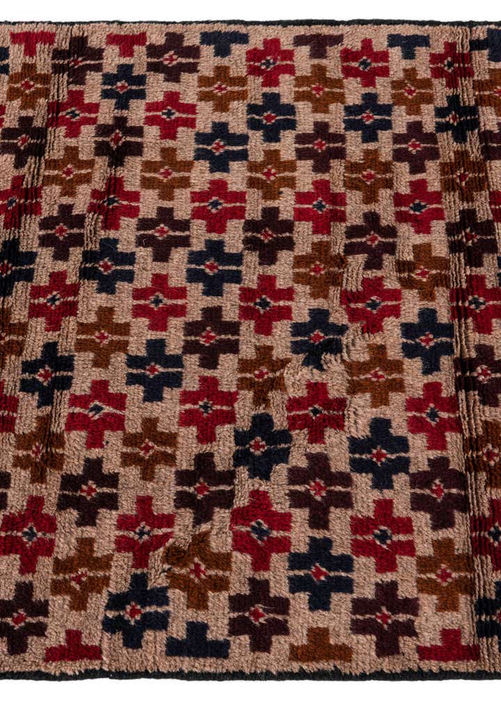 2' 10 x 4' 9 Hand Knotted Balouch Persian Wool Rug