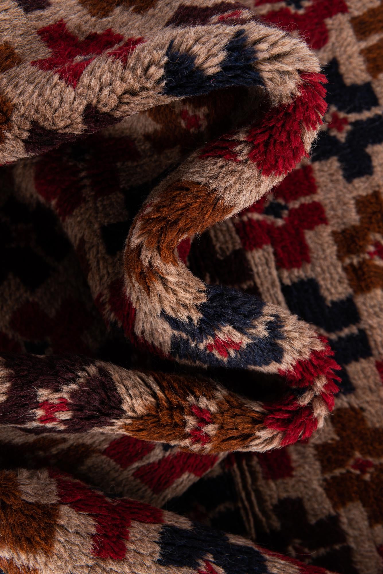 2' 10 x 4' 9 Hand Knotted Balouch Persian Wool Rug