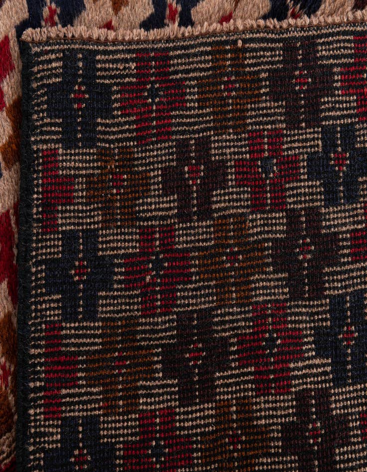 Detail image of 2' 10 x 4' 9  Hand Knotted Balouch Persian Wool Rug