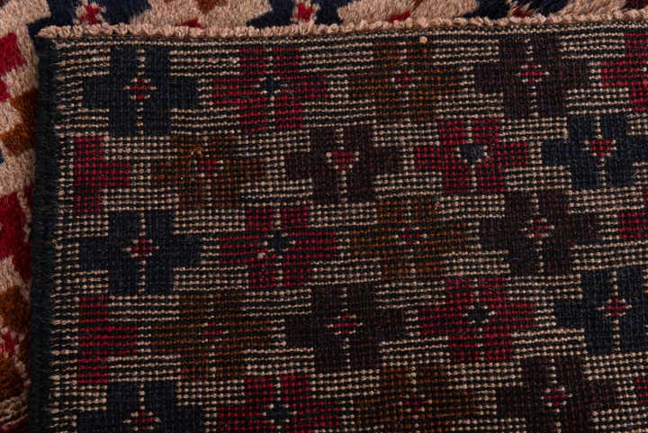 2' 10 x 4' 9 Hand Knotted Balouch Persian Wool Rug