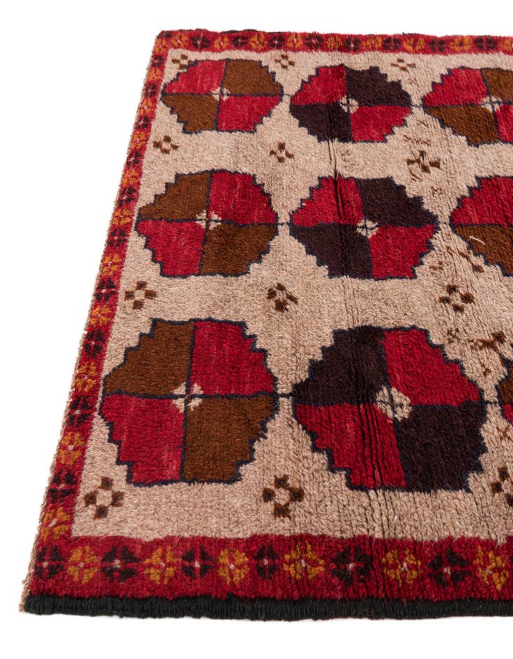 Detail image of 2' 10 x 4' 7  Hand Knotted Balouch Persian Wool Rug