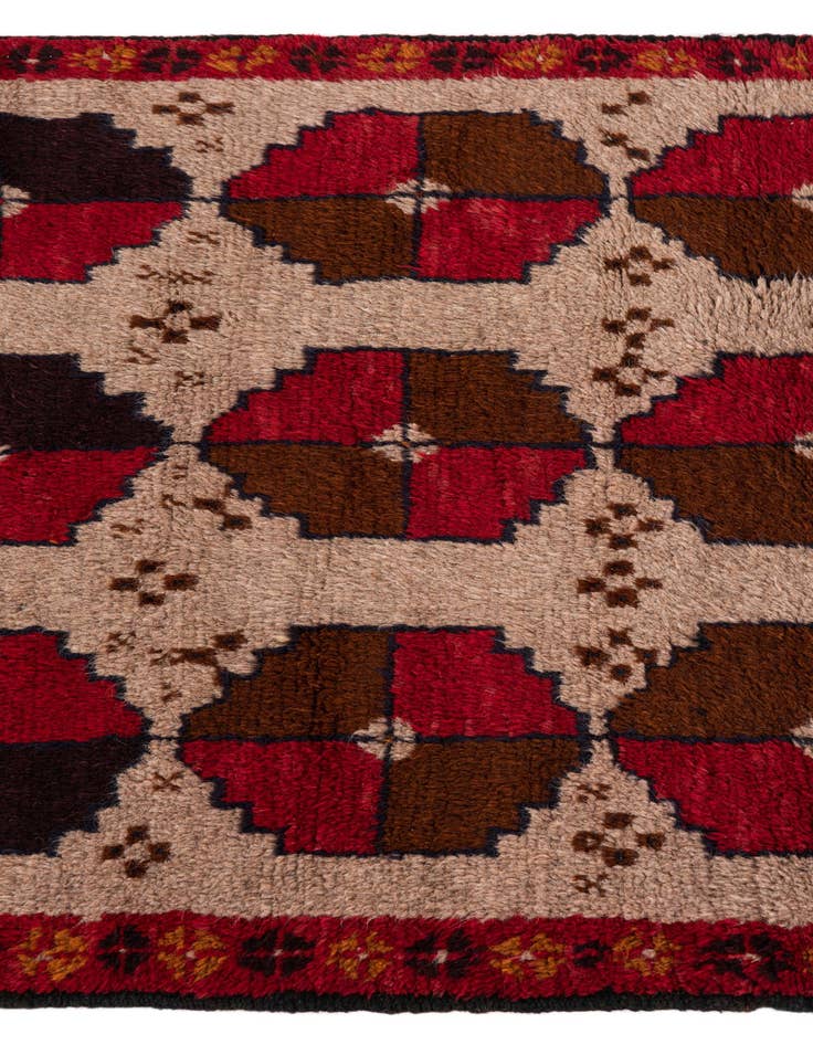 Detail image of 2' 10 x 4' 7  Hand Knotted Balouch Persian Wool Rug