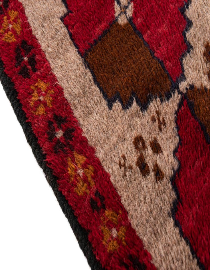 Detail image of 2' 10 x 4' 7  Hand Knotted Balouch Persian Wool Rug