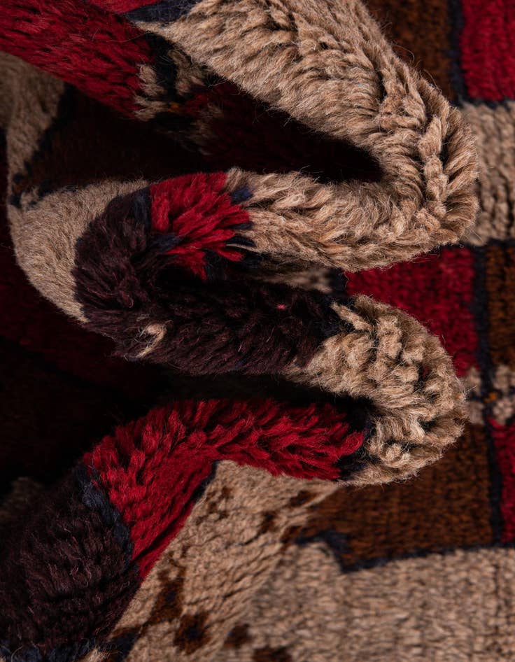 Detail image of 2' 10 x 4' 7  Hand Knotted Balouch Persian Wool Rug