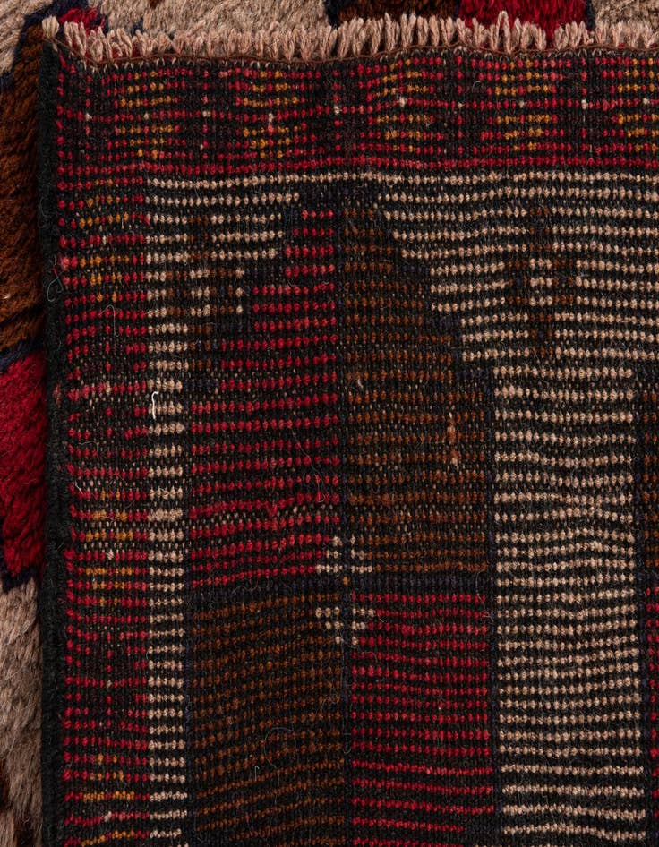 Detail image of 2' 10 x 4' 7  Hand Knotted Balouch Persian Wool Rug