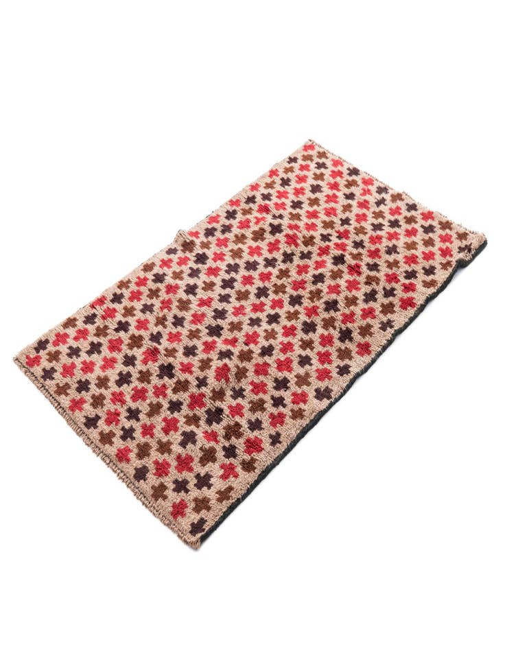 Detail image of 2' 10 x 4' 9  Hand Knotted Balouch Persian Wool Rug