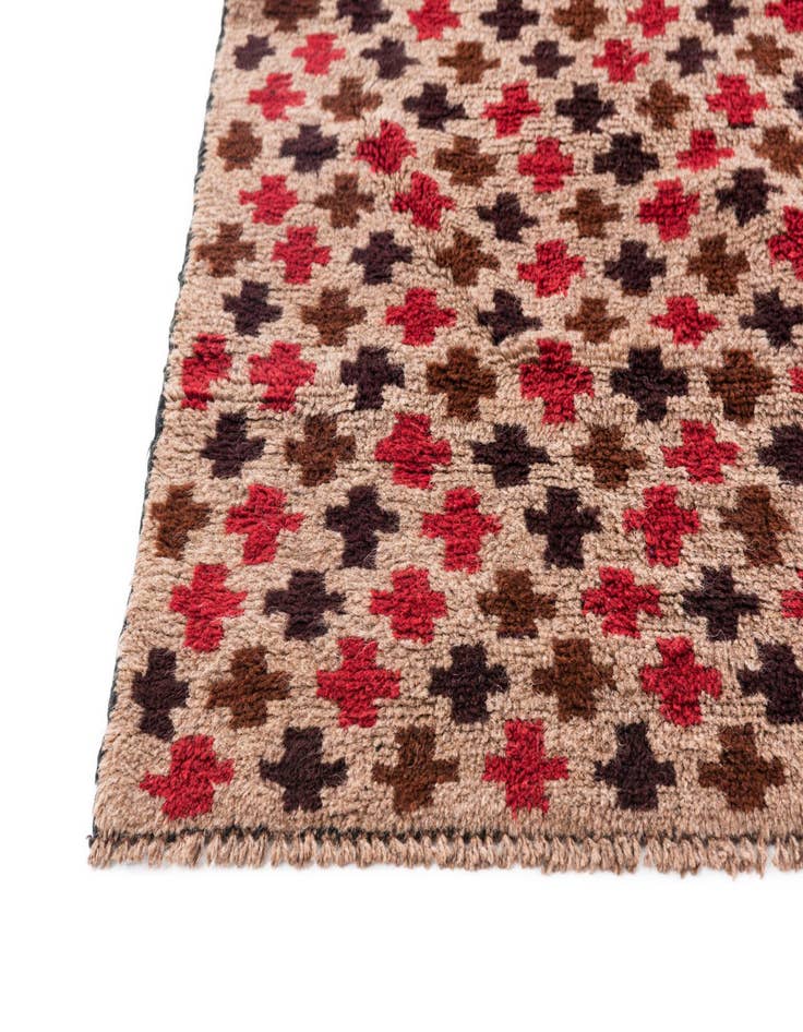 Detail image of 2' 10 x 4' 9  Hand Knotted Balouch Persian Wool Rug