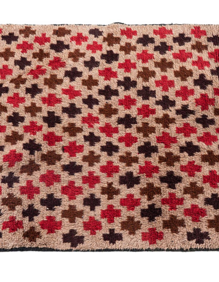 Detail image of 2' 10 x 4' 9  Hand Knotted Balouch Persian Wool Rug