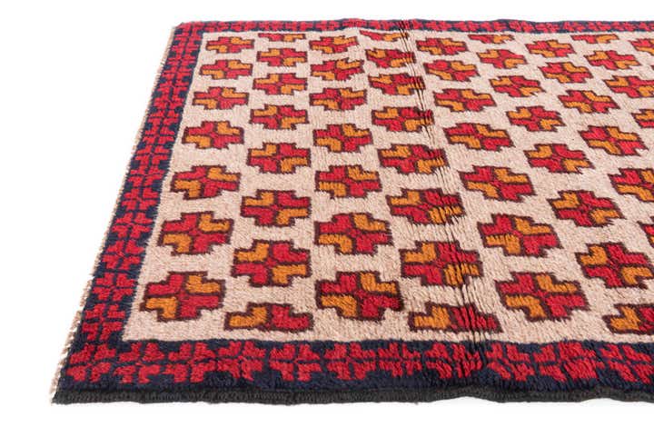 2' 10 x 4' 8 Hand Knotted Balouch Persian Wool Rug