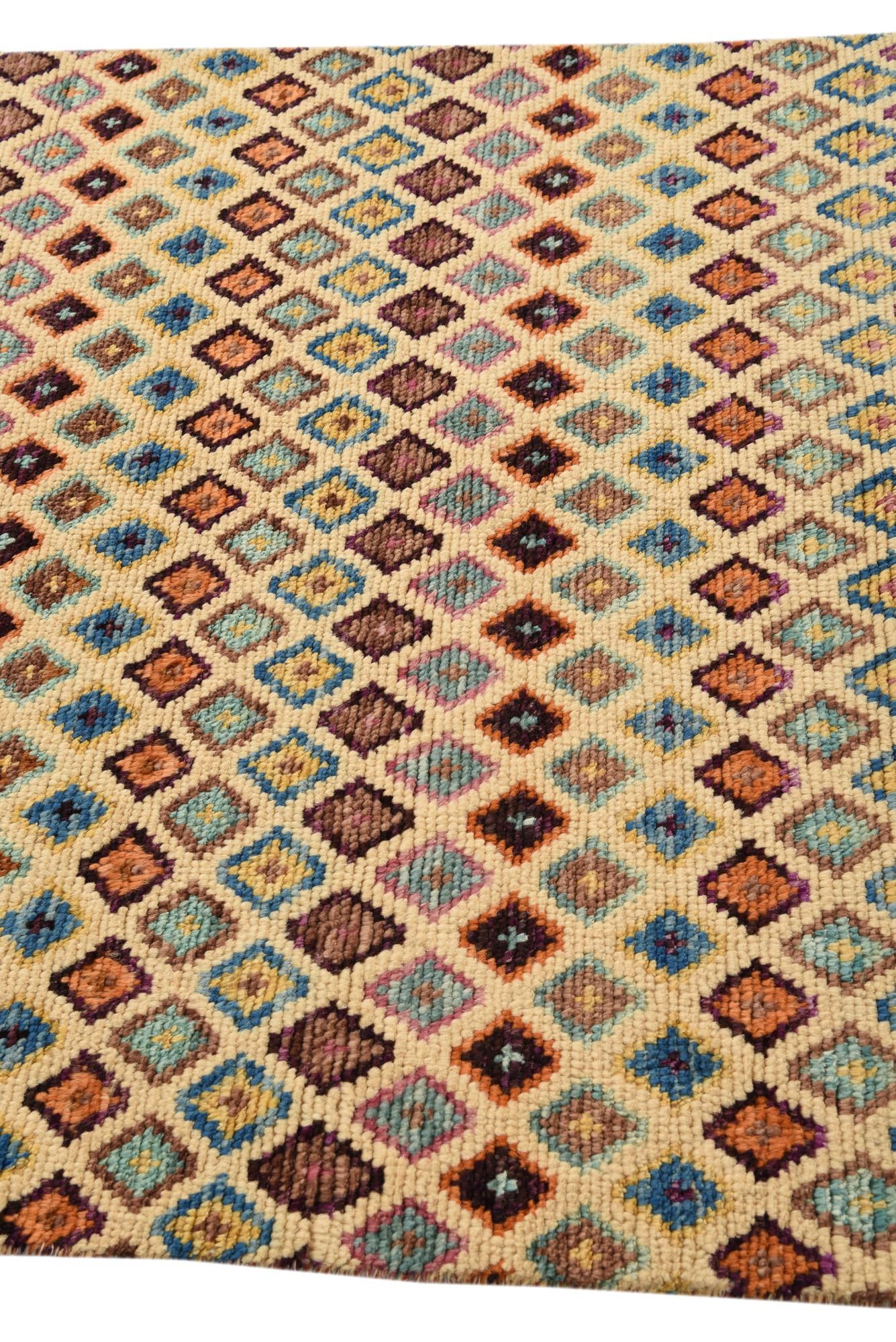 4' 2 x 6' 3 Hand Knotted Balouch Wool Rug