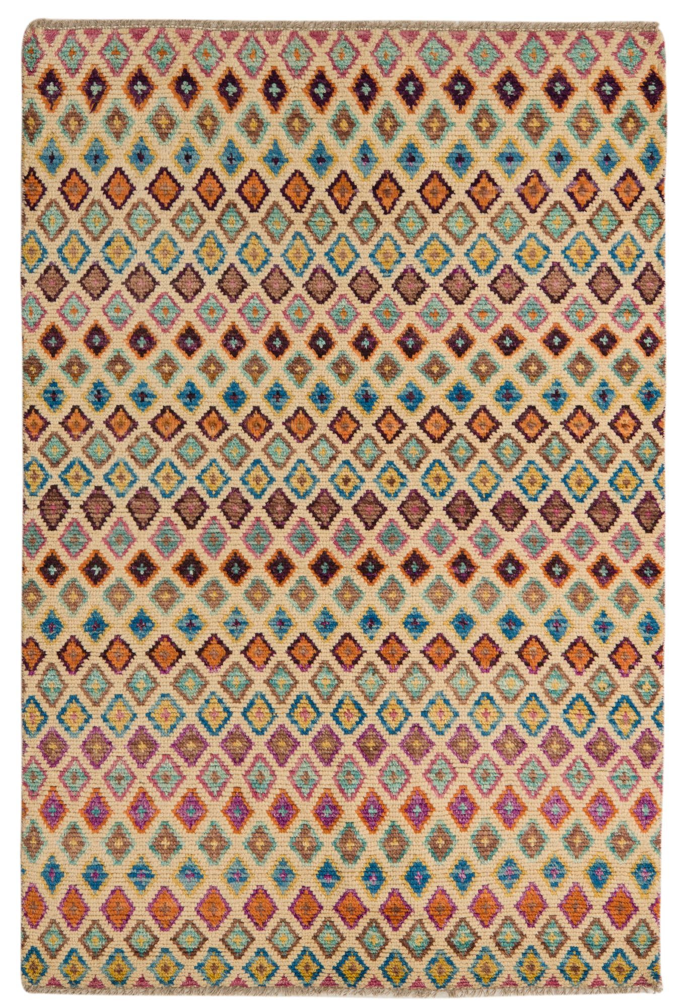 4' 2 x 6' 3 Hand Knotted Balouch Wool Rug