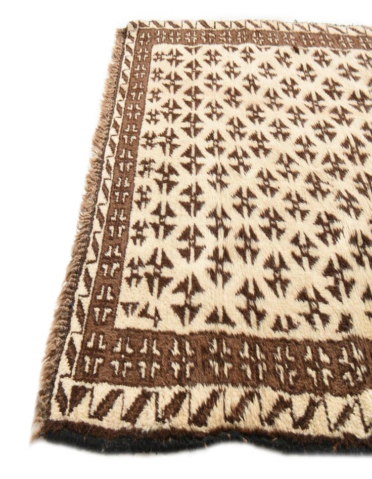 Detail image of 3' 3 x 4' 8  Hand Knotted Balouch Wool Rug