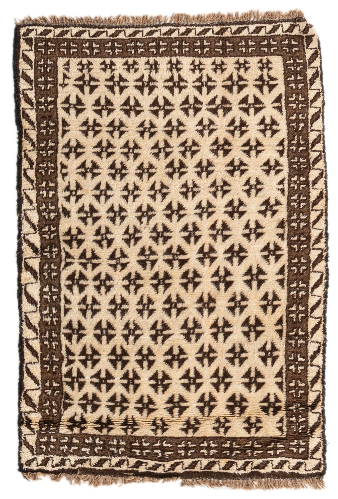 3' 3 x 4' 8 Hand Knotted Balouch Wool Rug