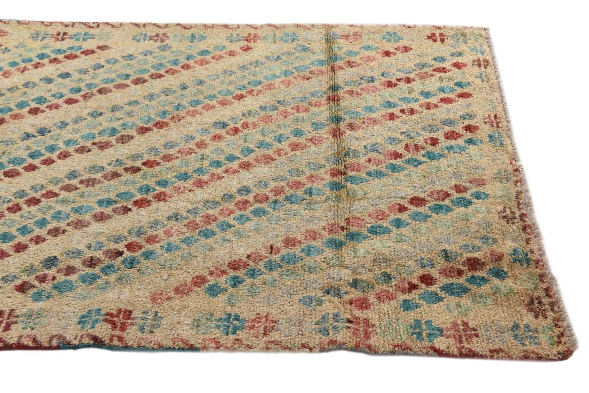 3' 7 x 5' 7 Hand Knotted Balouch Wool Rug