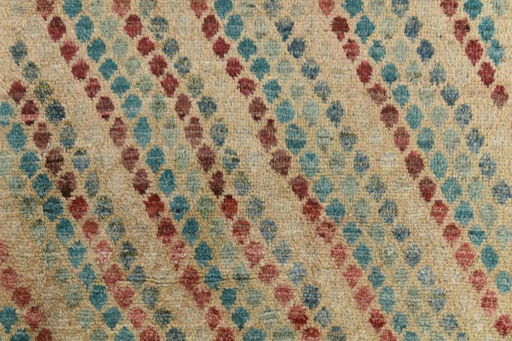 Detail image of 3' 7 x 5' 7 Hand Knotted Balouch Wool Rug