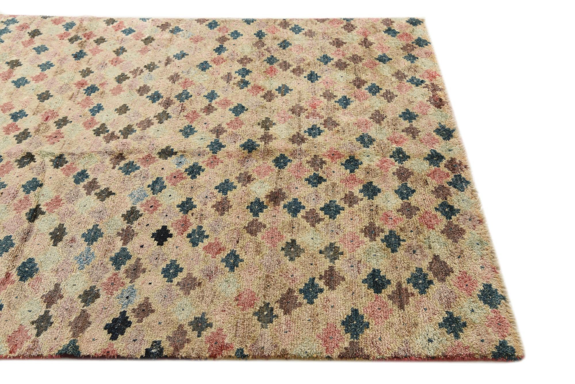 5' x 6' 6 Hand Knotted Balouch Wool Rug