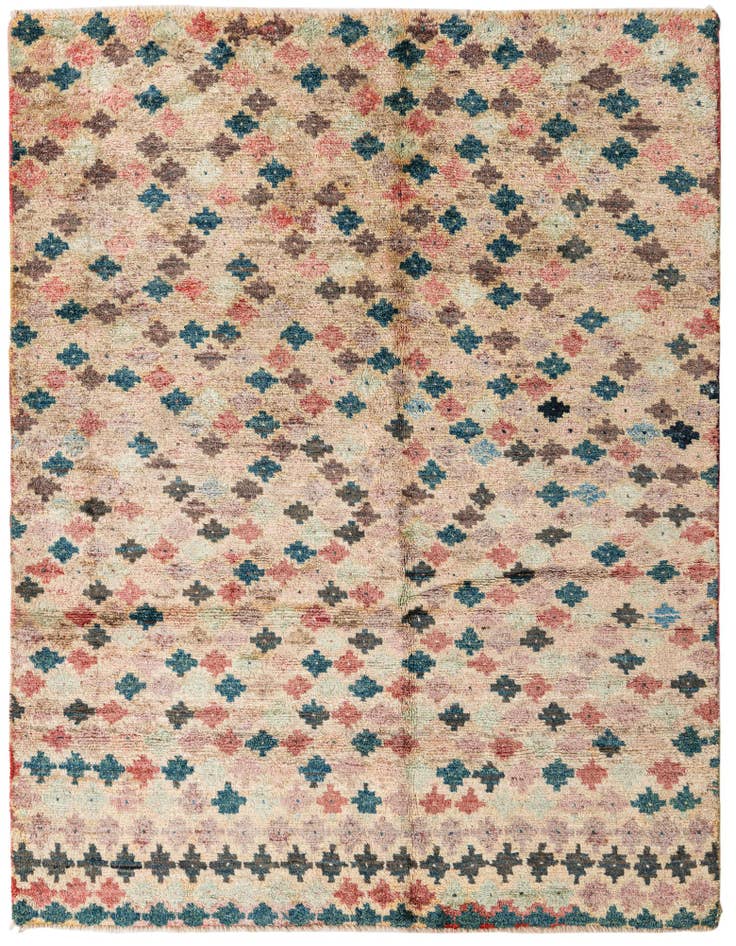 Detail image of 5' x 6' 6 Hand Knotted Balouch Wool Rug