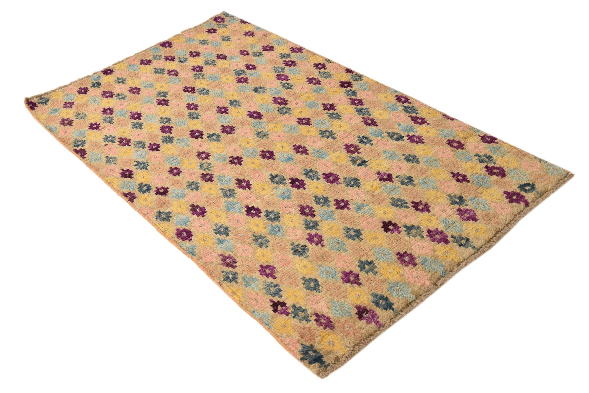 3' 1 x 5' 5 Hand Knotted Balouch Wool Rug