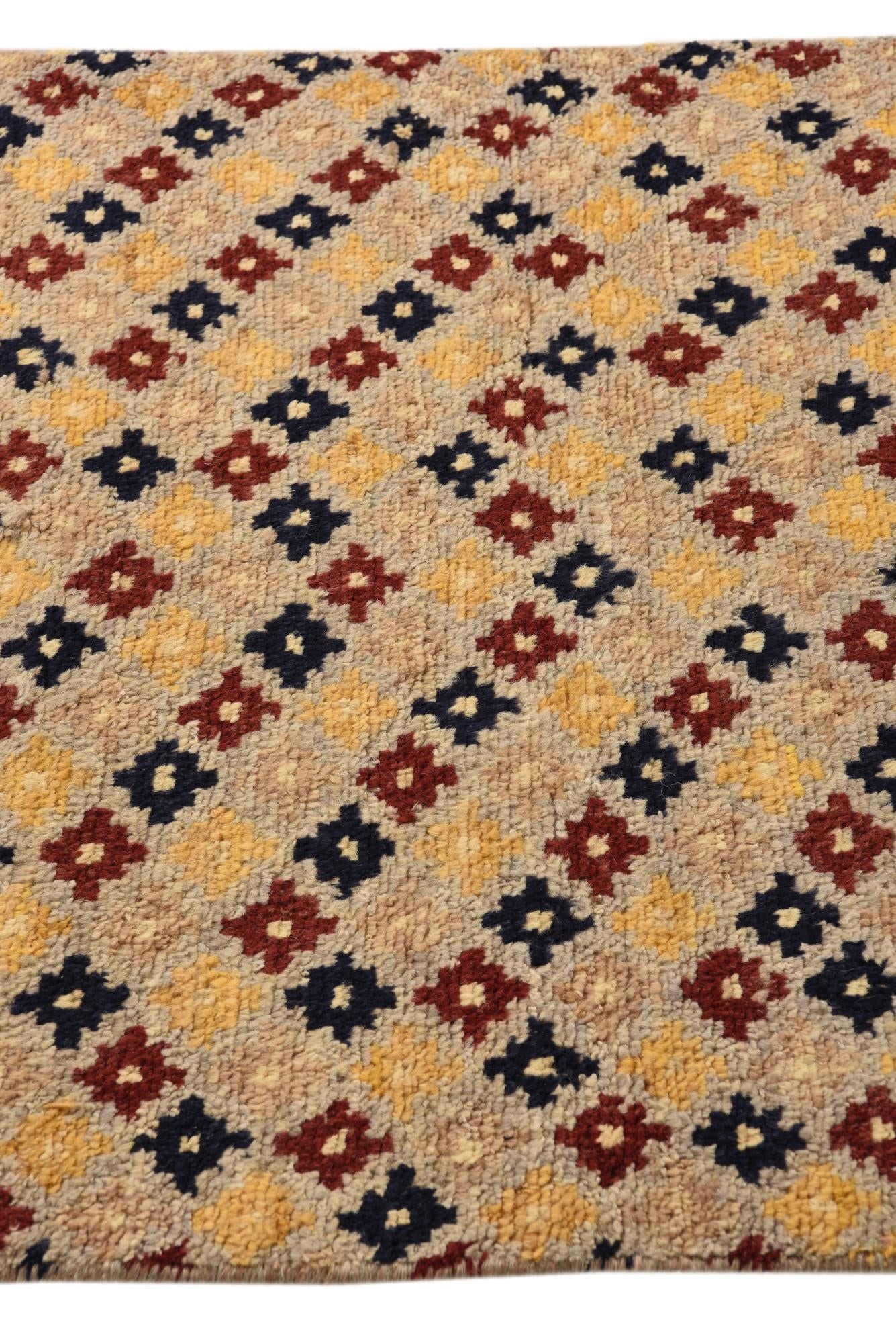 3' x 5' 4 Hand Knotted Balouch Wool Rug