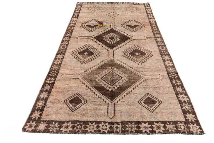 Detail image of 5' x 9' 8 Hand Knotted Balouch Wool Rug