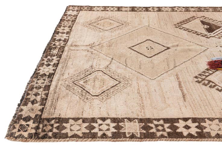 Detail image of 5' x 9' 8 Hand Knotted Balouch Wool Rug