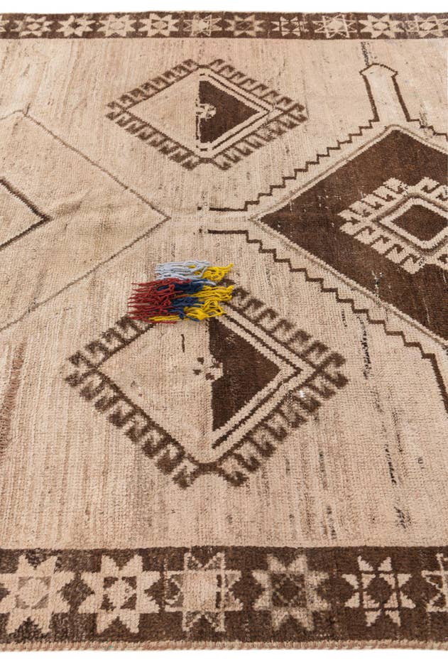 Detail image of 5' x 9' 8 Hand Knotted Balouch Wool Rug