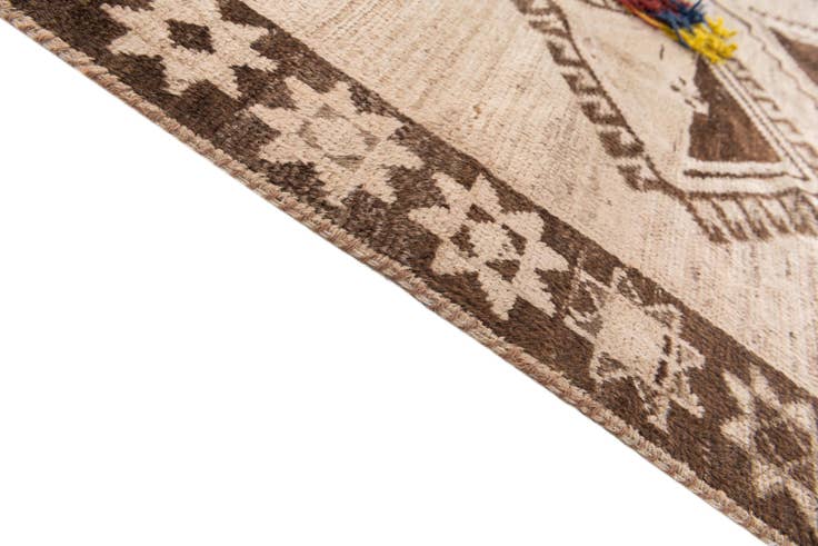 Detail image of 5' x 9' 8 Hand Knotted Balouch Wool Rug