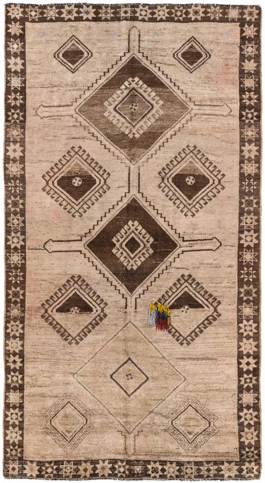 Detail image of 5' x 9' 8 Hand Knotted Balouch Wool Rug