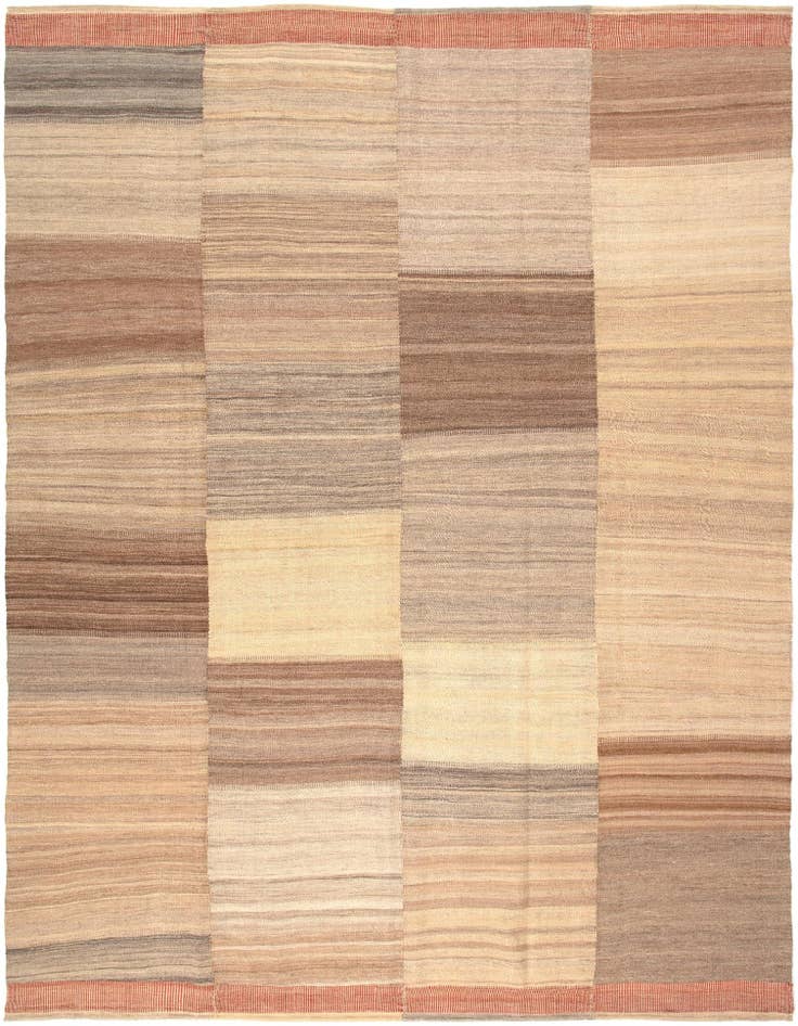Detail image of 6' 11 x 9' 1 Hand Knotted Baneh Kilim Persian Rug