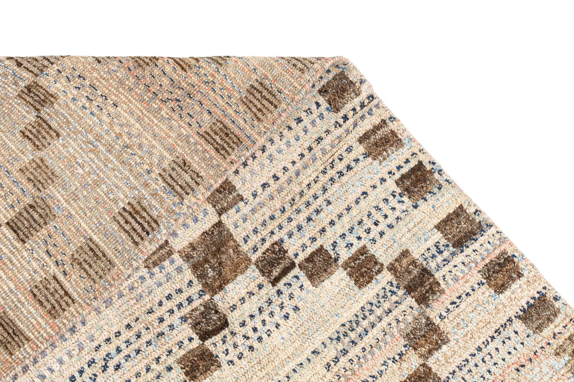 8' 2 x 9' 9 Hand Knotted Beni Marok Rug