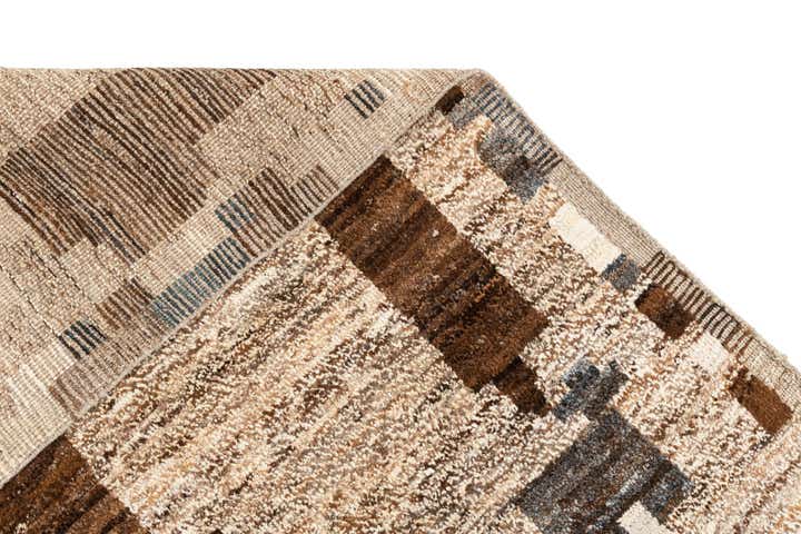 9' x 12' 4 Hand Knotted Beni Marok Rug