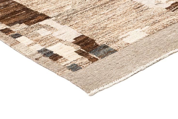 Detail image of 9' x 12' 4 Hand Knotted Beni Marok Rug