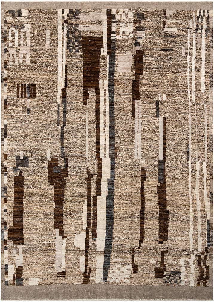 9' x 12' 4 Hand Knotted Beni Marok Rug