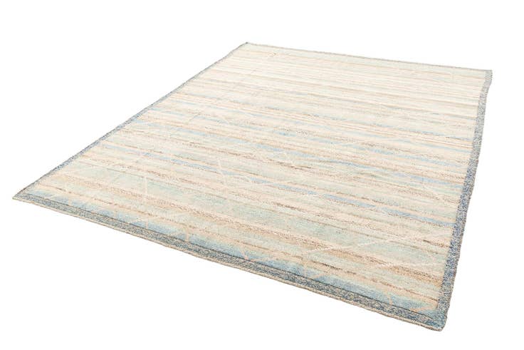 Detail image of 9' 6 x 11' 9 Hand Knotted Beni Marok Rug