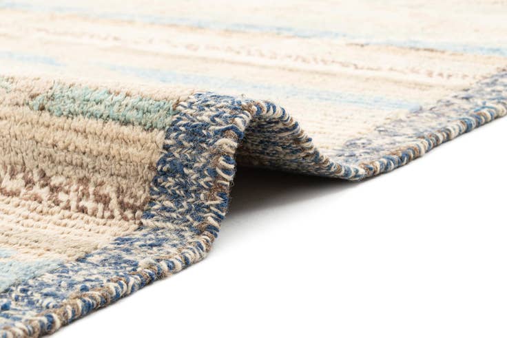 Detail image of 9' 6 x 11' 9 Hand Knotted Beni Marok Rug