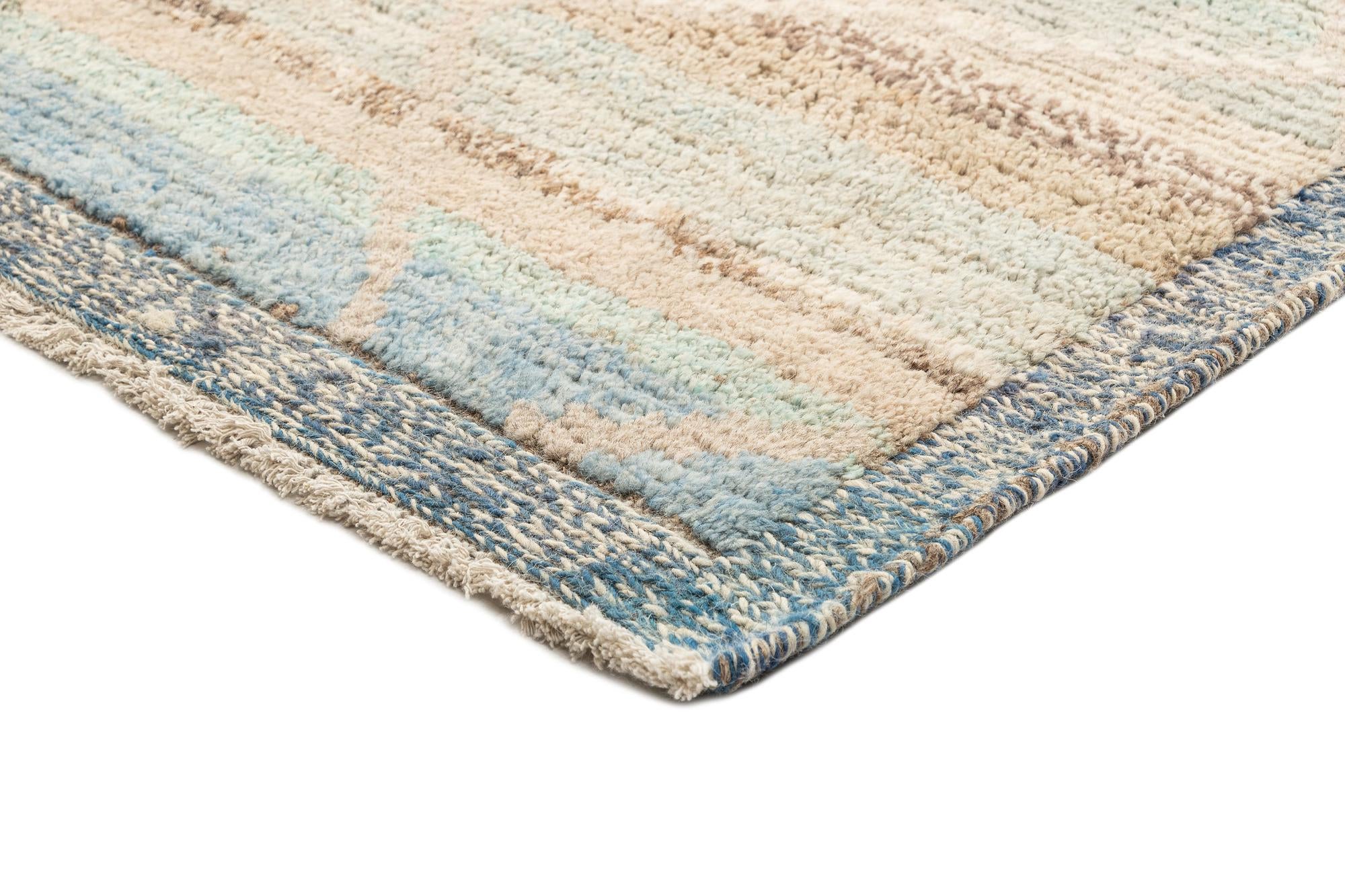 9' 6 x 11' 9 Hand Knotted Beni Marok Rug