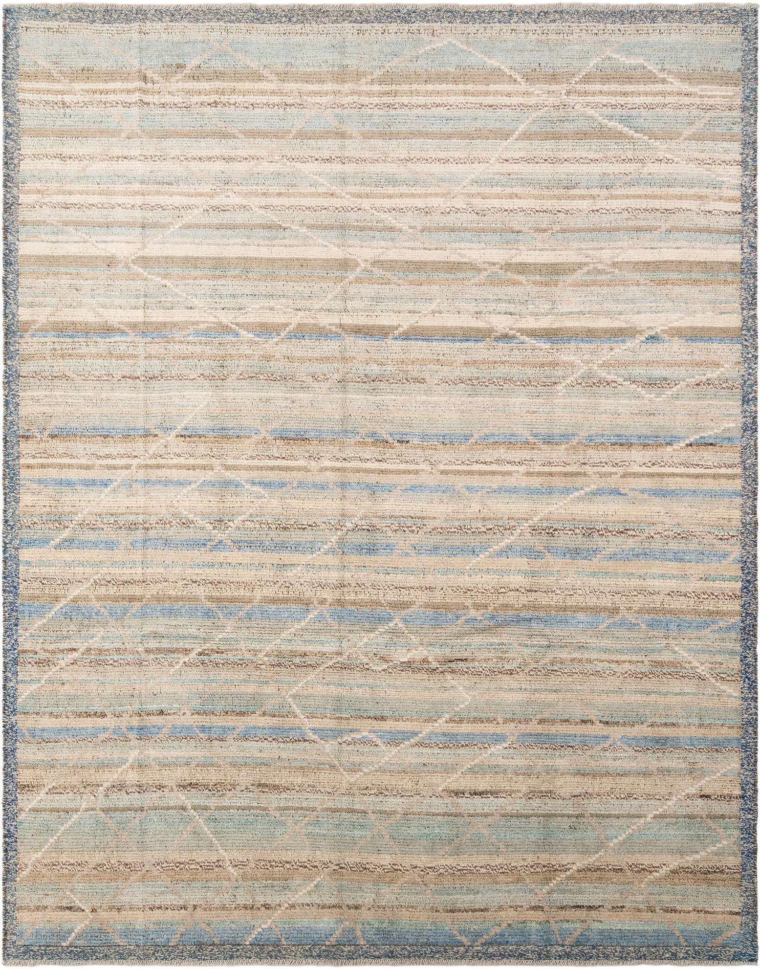9' 6 x 11' 9 Hand Knotted Beni Marok Rug