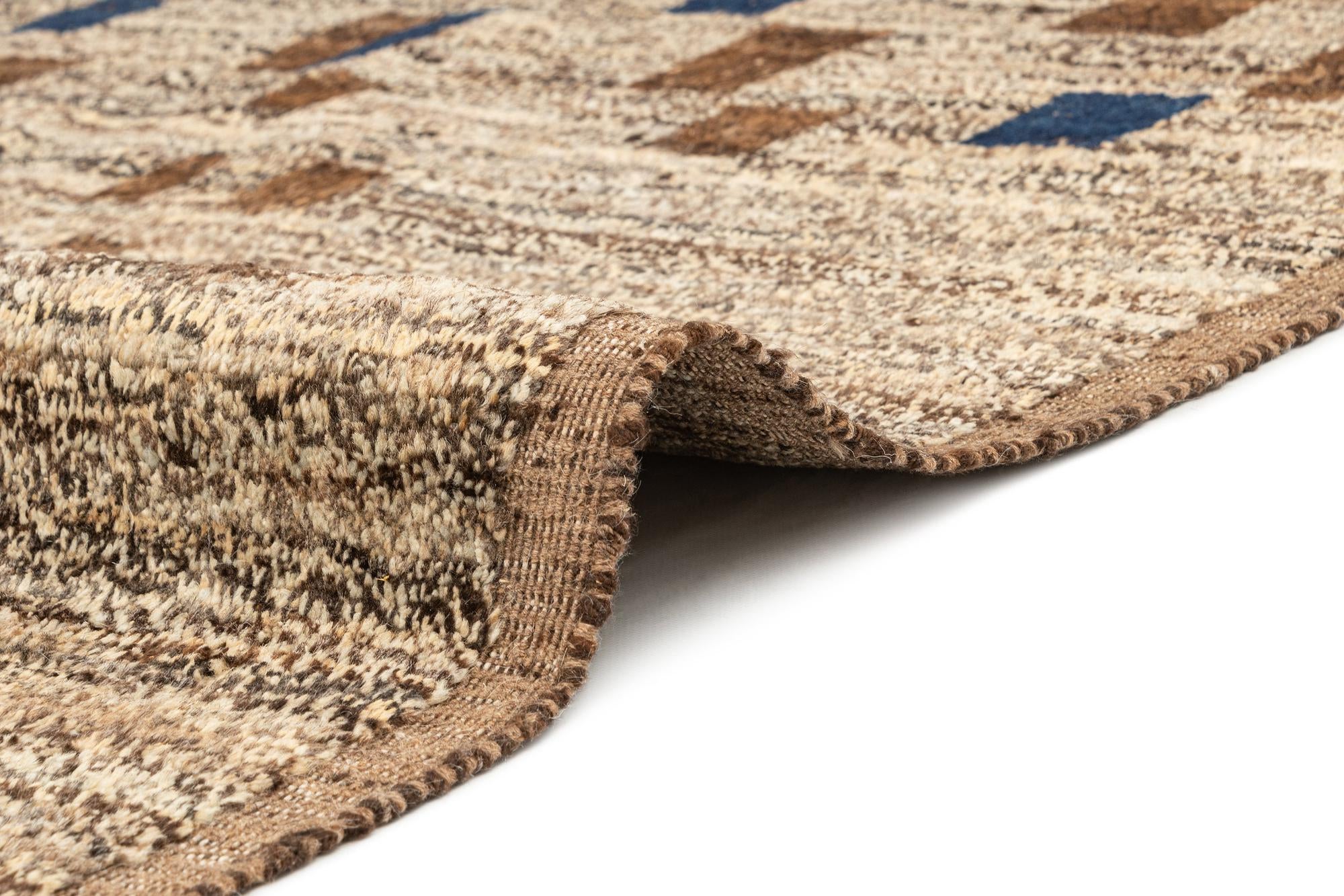 10' x 14' 4 Hand Knotted Beni Marok Rug