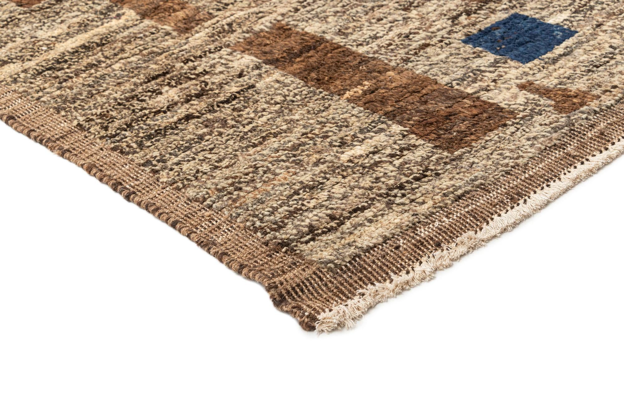 10' x 14' 4 Hand Knotted Beni Marok Rug