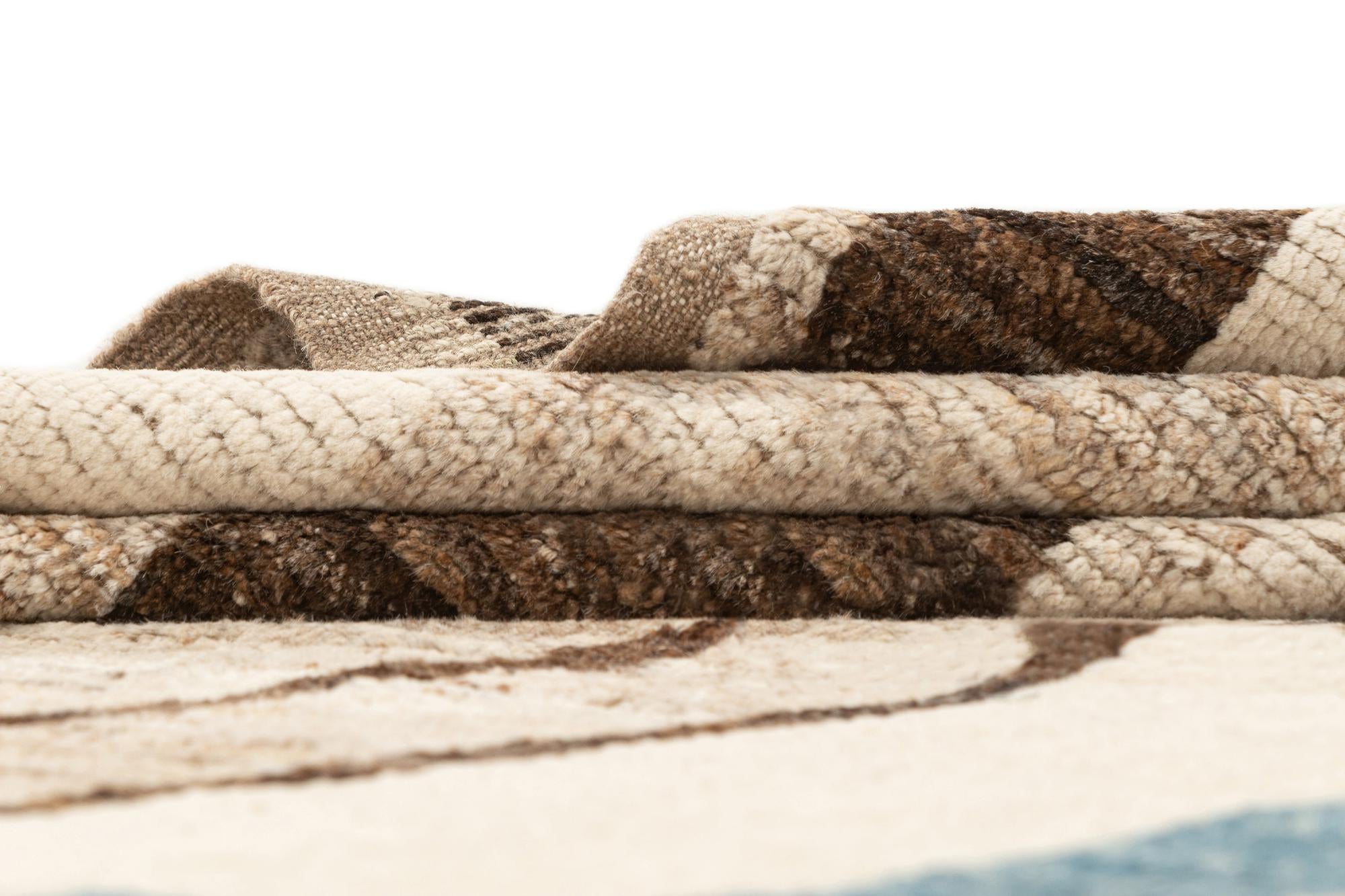 9' 11 x 14' 1 Hand Knotted Beni Marok Rug