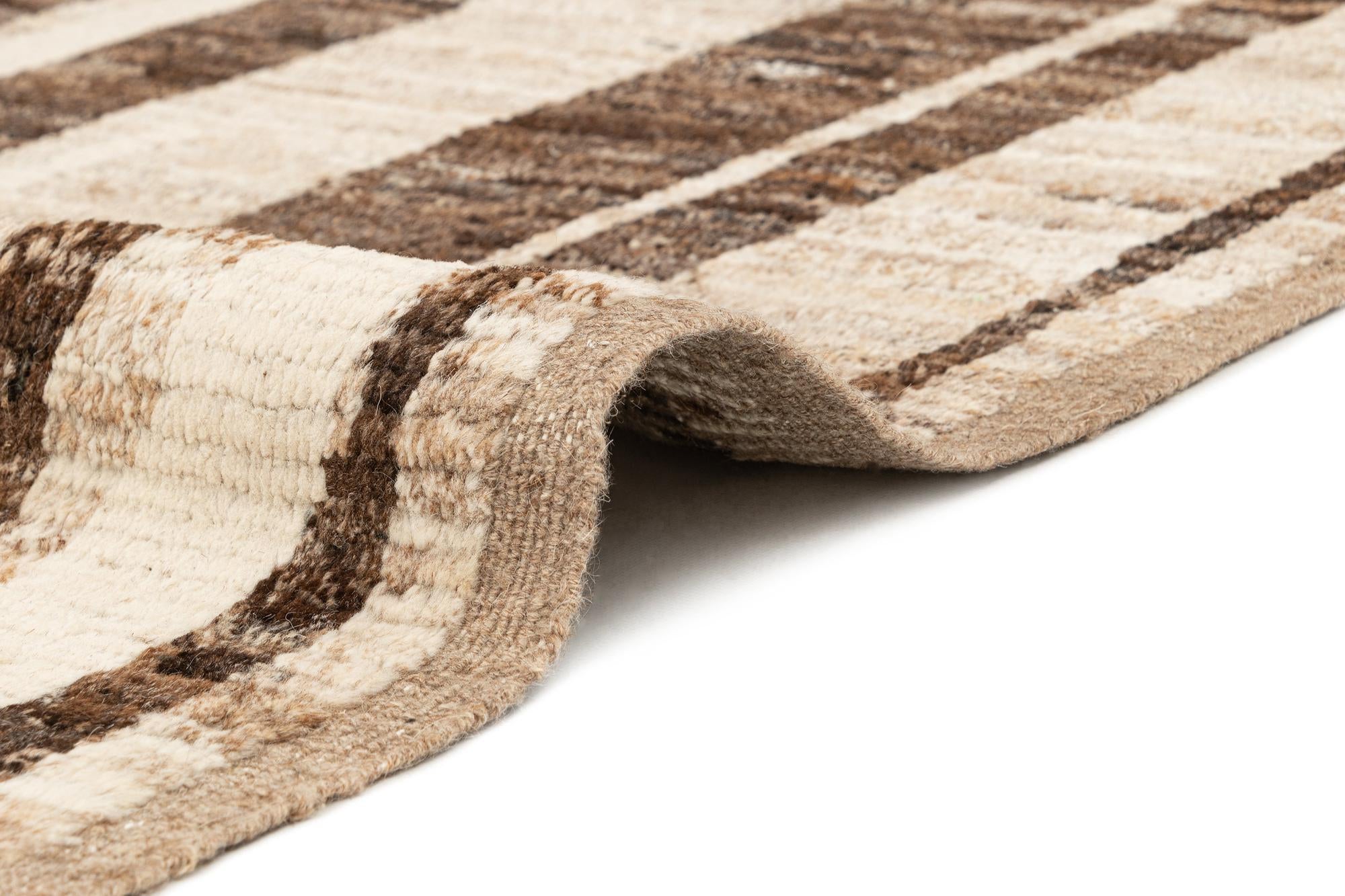 9' 11 x 14' 1 Hand Knotted Beni Marok Rug