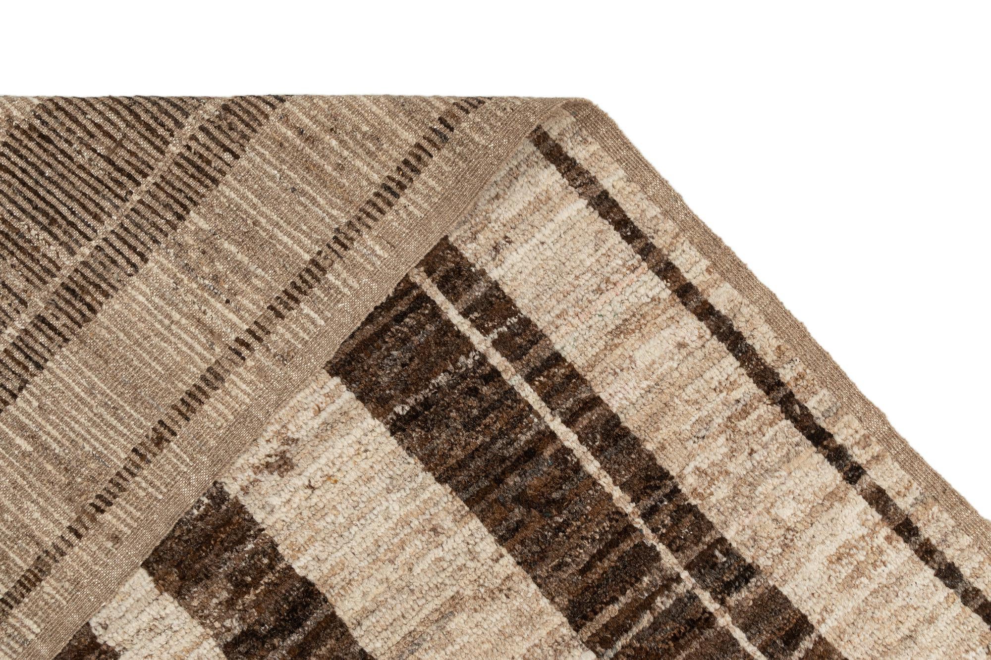 9' 11 x 14' 1 Hand Knotted Beni Marok Rug