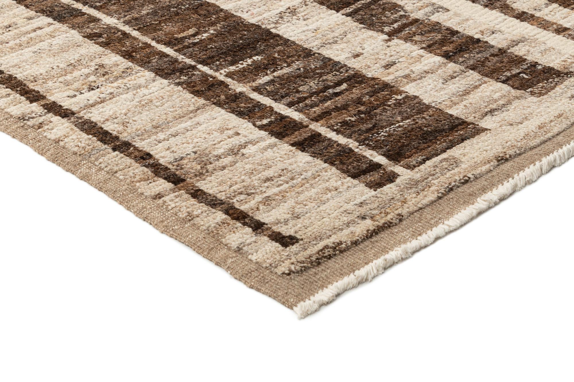 9' 11 x 14' 1 Hand Knotted Beni Marok Rug