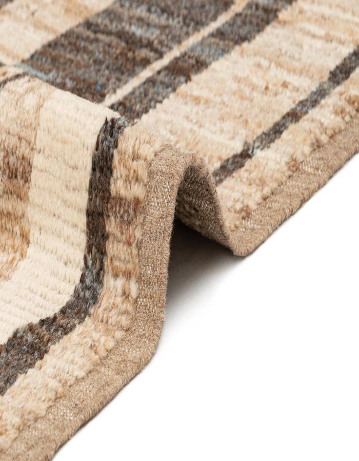 Detail image of 9' 9 x 14' 2  Hand Knotted Beni Marok Rug