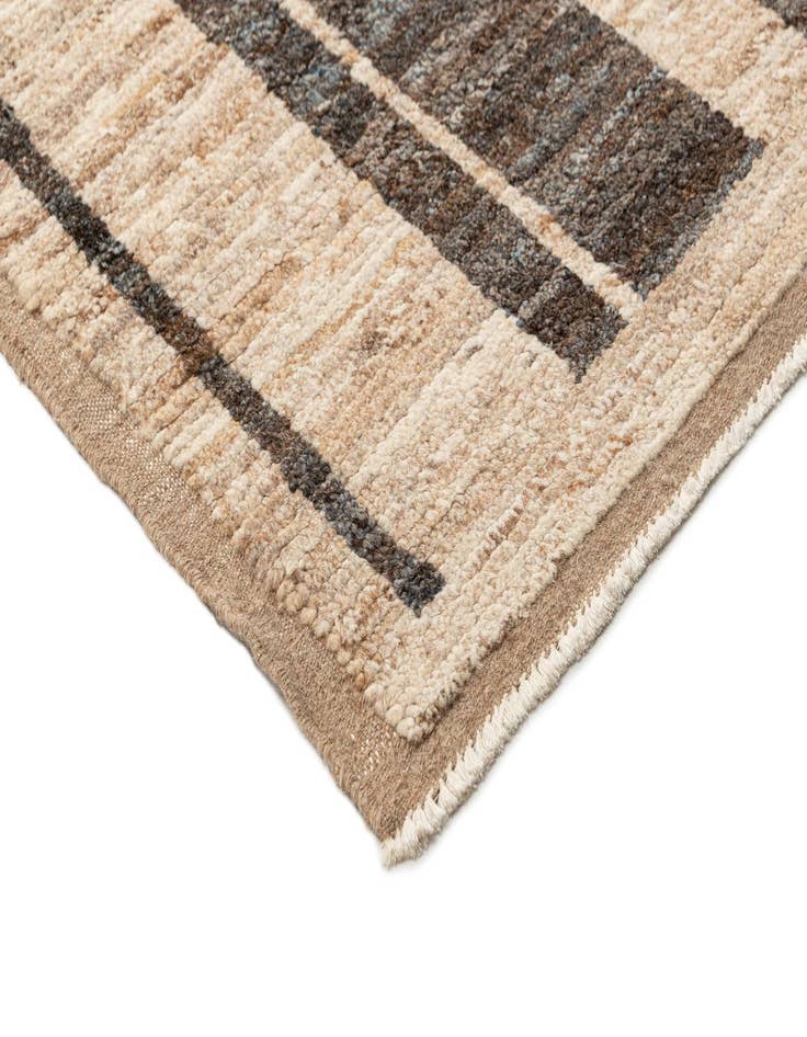 Detail image of 9' 9 x 14' 2  Hand Knotted Beni Marok Rug